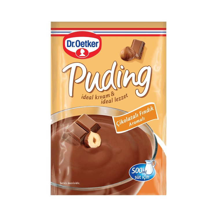 Dr.Oetker Puding Çikolata Fındıklı 102 Gr